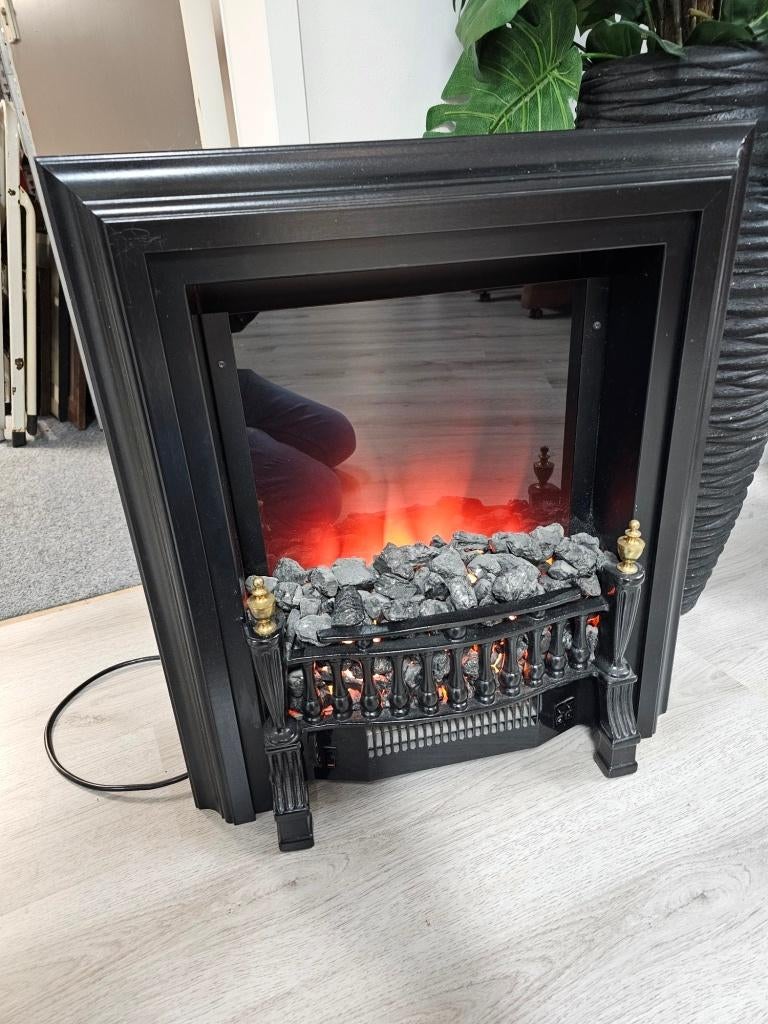 Elektrische sfeerhaard voor €30,-, Huis en Inrichting, Haarden, Ophalen, Gebruikt, Elektrische haard, Vrijstaande haard