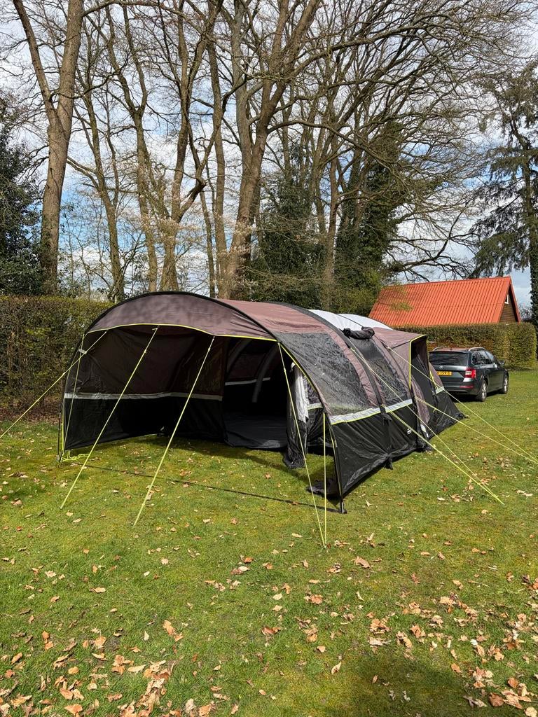 Obelink Portico 6 Easy Air opblaasbare tunneltent, Caravans en Kamperen, Tenten, Ophalen, Gebruikt, Tot en met 6