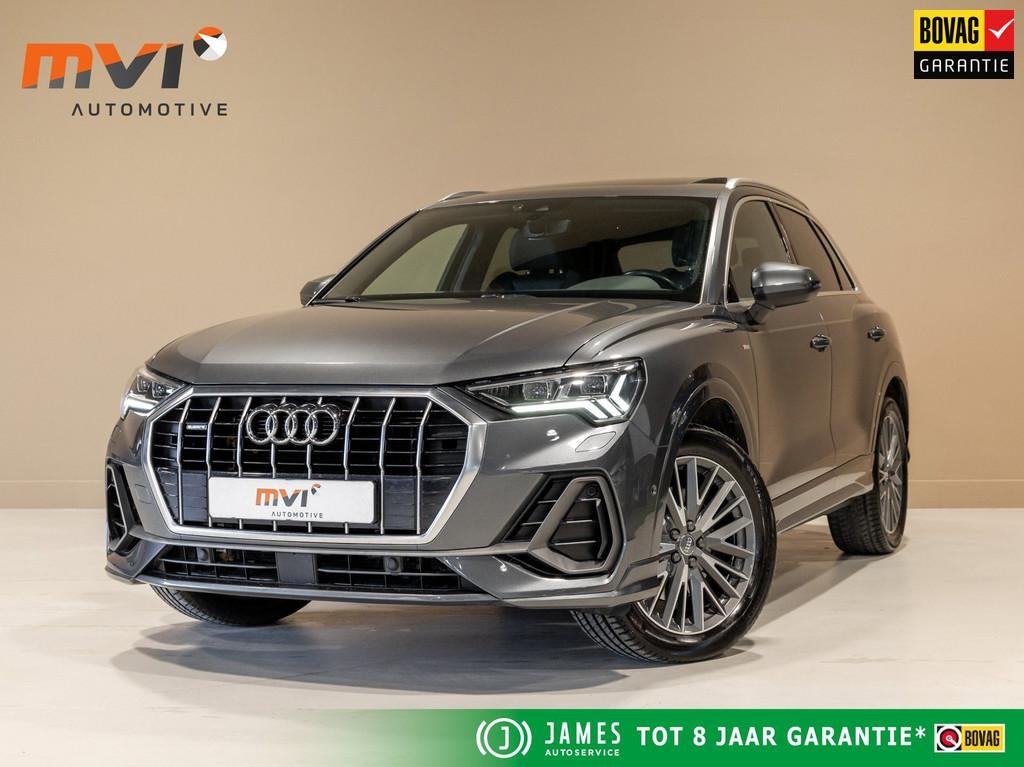 Audi Q3 45 TFSI quattro 2x S Line / 230pk / Panorama dak / B, Gebruikt, 14 km/l, Bedrijf, Vierwielaandrijving