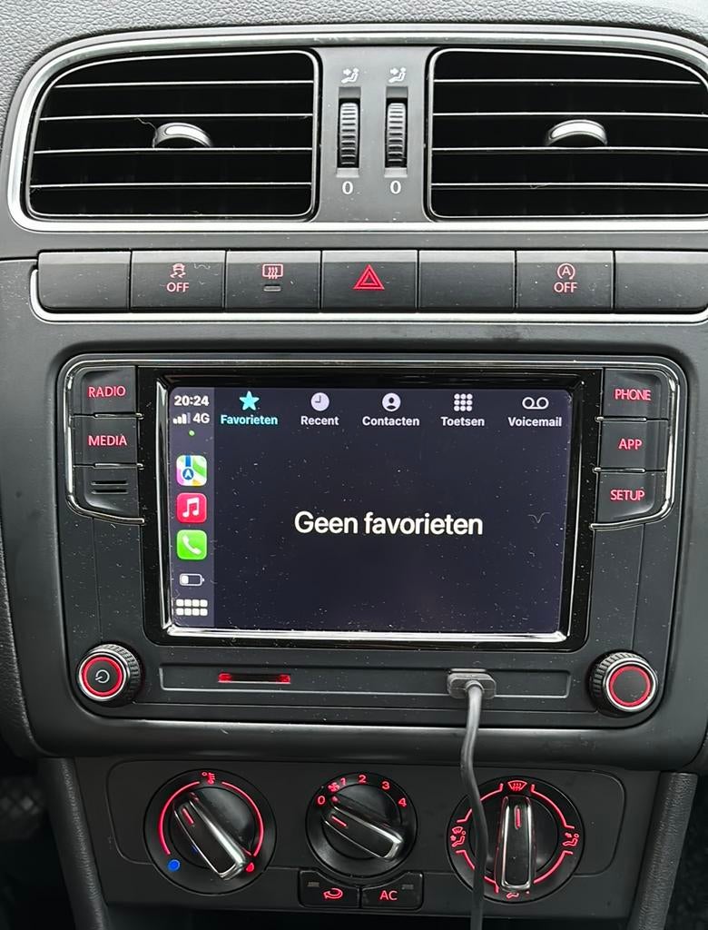 Rcd 360 DS Apple Carplay voor VW Golf 6 Bluetooth Navi, .., Gebruikt, ., Ophalen of Verzenden
