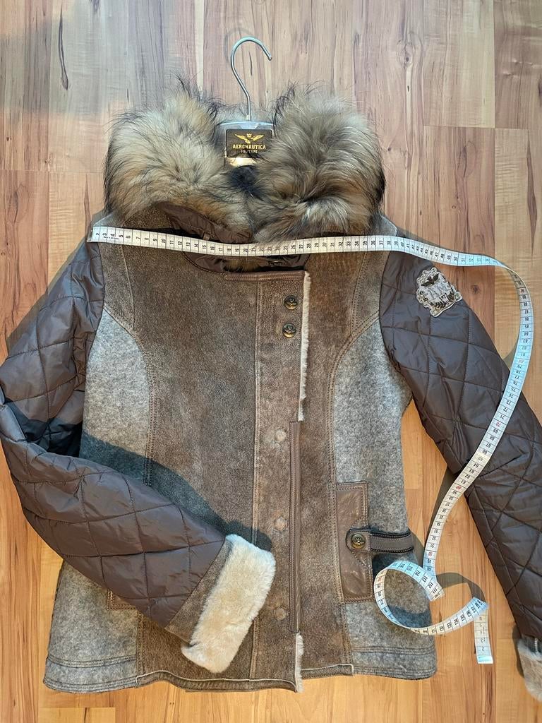 Aeronautica Militare damesjas maat 38, Ophalen of Verzenden, Zo goed als nieuw, Maat 38/40 (M), Bruin