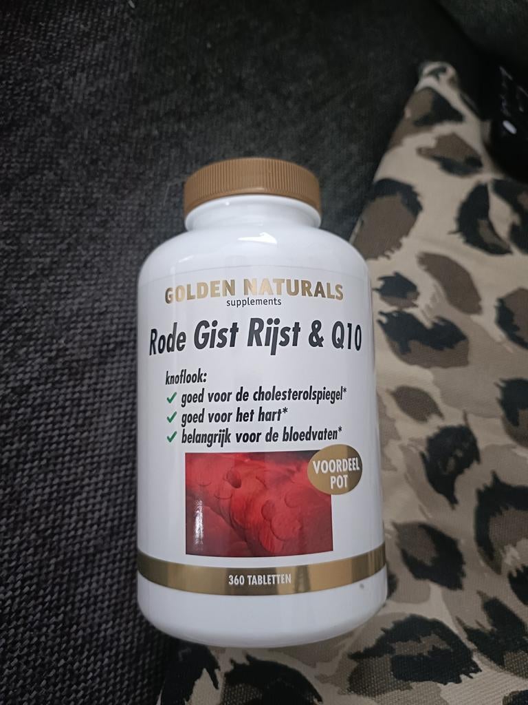 Nieuwe pot Golden naturals rode gist rijst, Ophalen of Verzenden, Nieuw, Overige typen