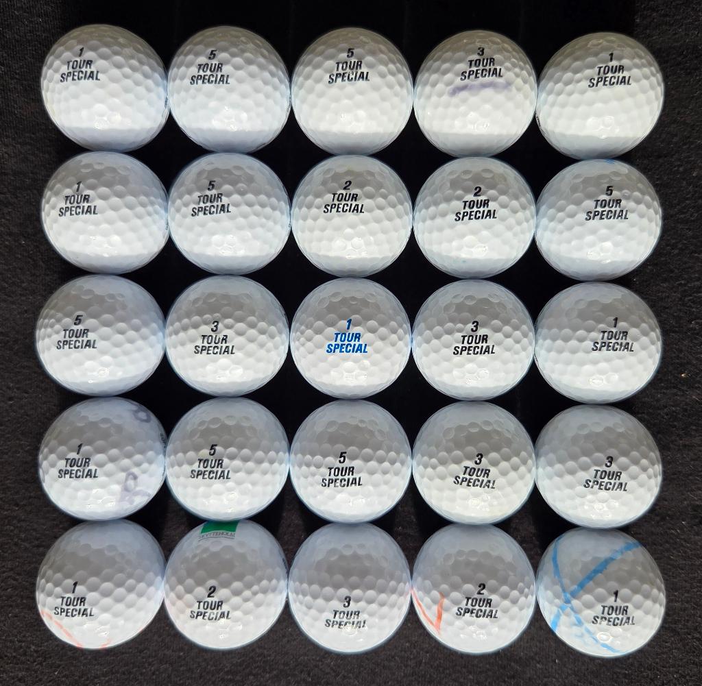 25 stuks mooie Srixon Tour Special golfballen, Ophalen of Verzenden, Zo goed als nieuw, Bal(len)