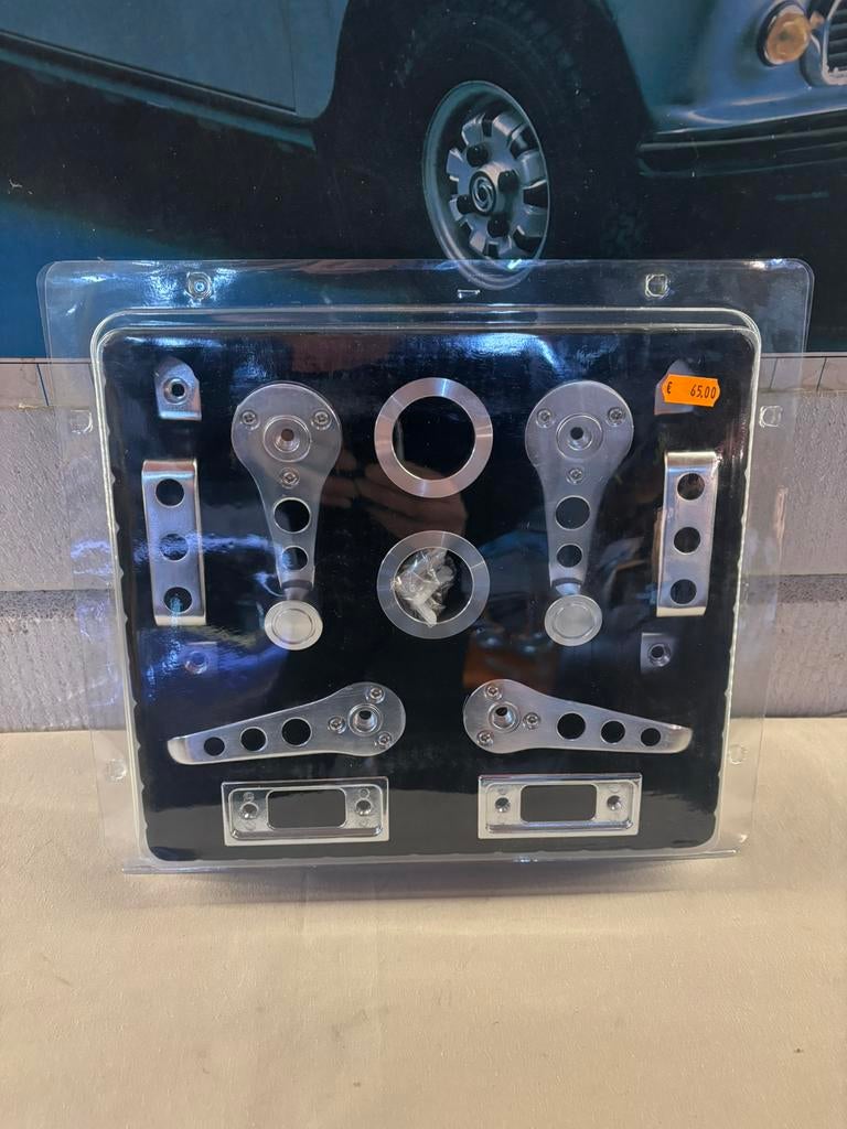 Rvs set deurbeslag voor de classic mini (nieuw), Auto-onderdelen, Interieur en Bekleding, Ophalen