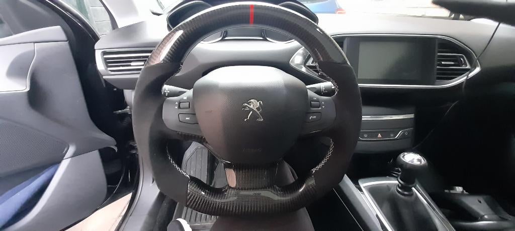 Custom carbon stuur Peugeot 308, Auto-onderdelen, Ophalen of Verzenden, Gebruikt, Peugeot