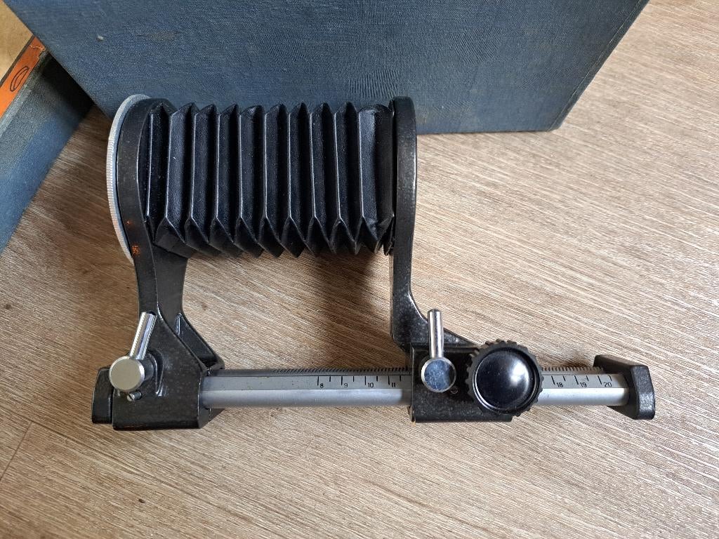 Macro balg (bellow KMZ M42), Ophalen of Verzenden, Zo goed als nieuw, Macrolens