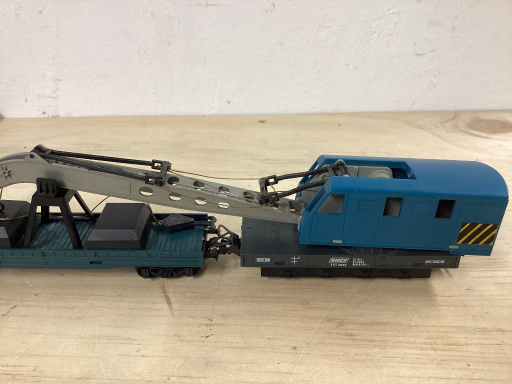 H0 Lima takelwagen kraan vintage, Gebruikt, Gelijkstroom, Verzenden, Brug, Tunnel of Gebouw