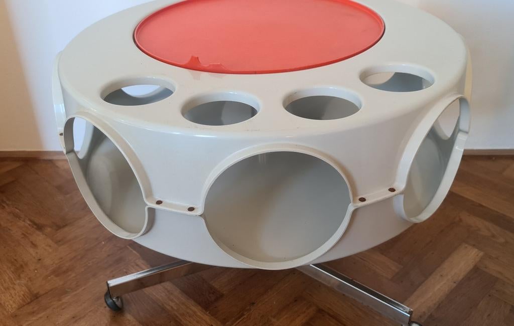 Vintage, design Rotobar Curver. Bartafel. Space age, Ophalen, Curver Rotobar