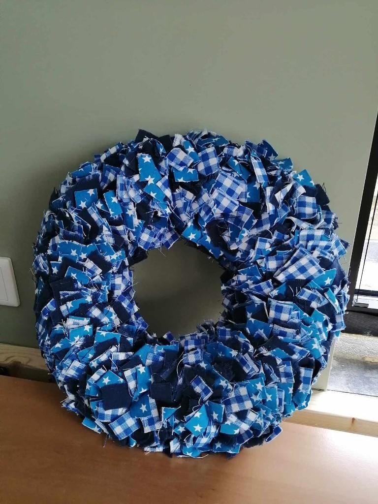 Handgemaakte geboortekrans, Ophalen, Zo goed als nieuw, Geboortebord