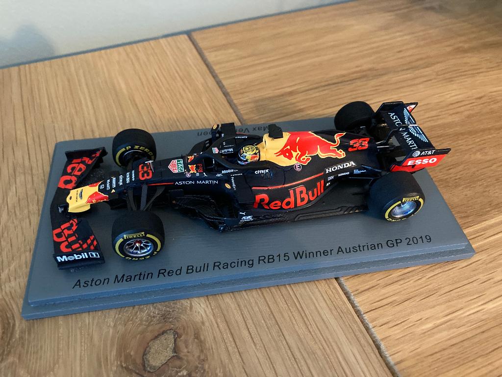 ✅ Max Verstappen 1:43 Oostenrijk 2019 win RB15 Spark S6088, Verzamelen, Automerken, Motoren en Formule 1, Nieuw, Formule 1, Ophalen of Verzenden