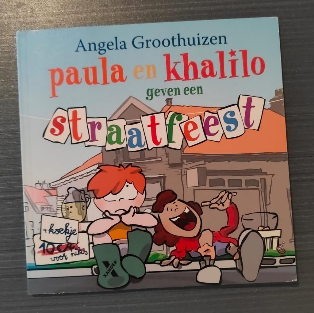 Paula en Khalilo geven een straatfeest, Boeken, Kinderboeken | Kleuters, Fictie algemeen, Ophalen of Verzenden