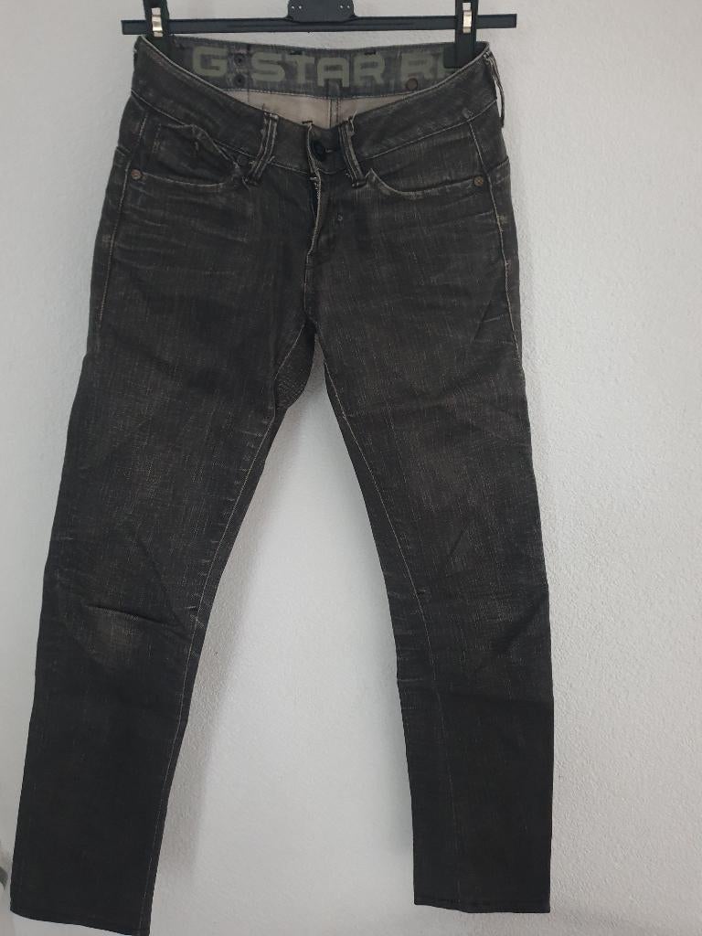 G-star RAW spijkerbroek. Donkergrijs. Maat XS, Ophalen of Verzenden, Maat 34 (XS) of kleiner, G-STAR RAW, Zo goed als nieuw