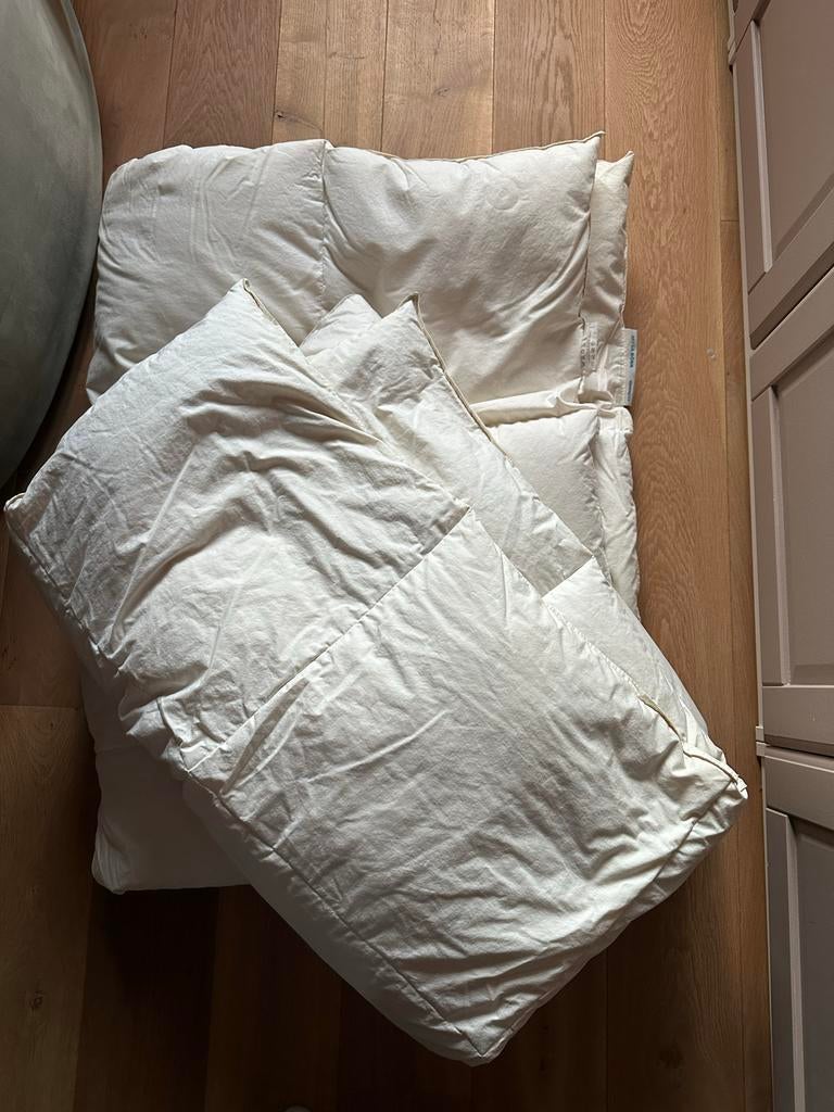 Ikea Mysa Ronn Goose Dekbed - 2 stuks, Huis en Inrichting, Slaapkamer | Beddengoed, Gebruikt, Eenpersoons, Wit, Ophalen of Verzenden