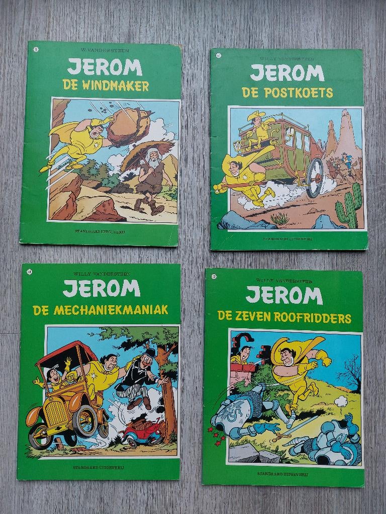 Stripboeken Jerom, Gelezen, Willy Vandersteen, Ophalen of Verzenden, Meerdere stripboeken