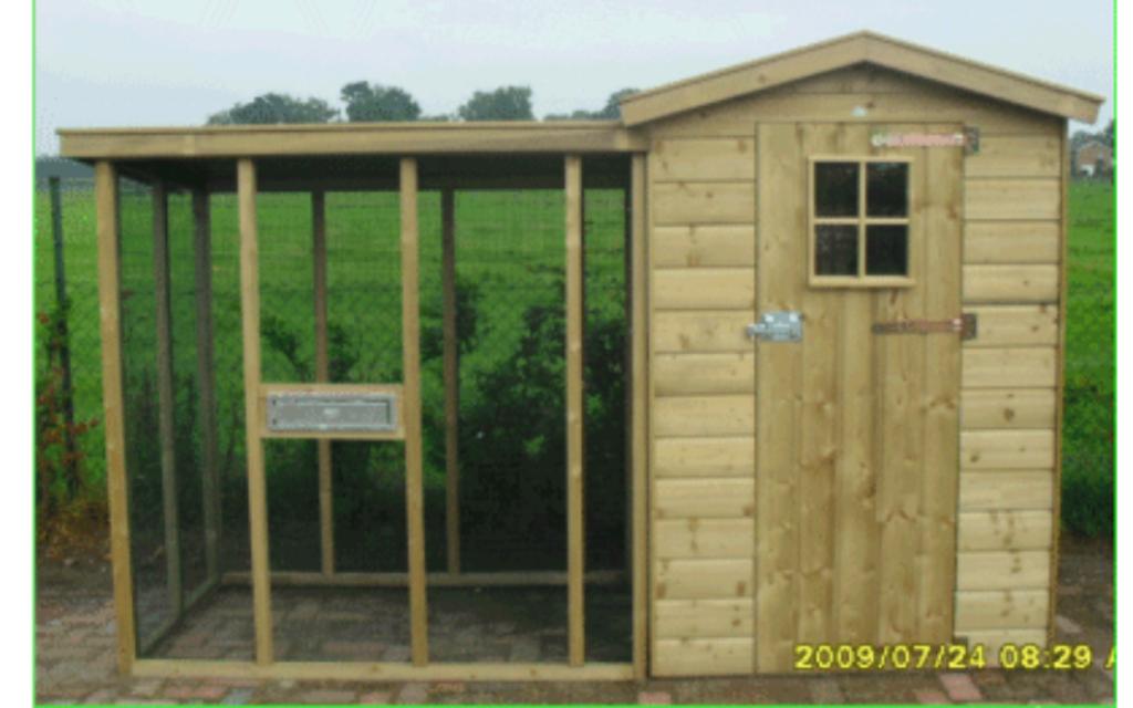 Volière van hout met sluis ook maatwerk vogelverblijf 🐦‍⬛, Ophalen, Nieuw, Hout, Volière