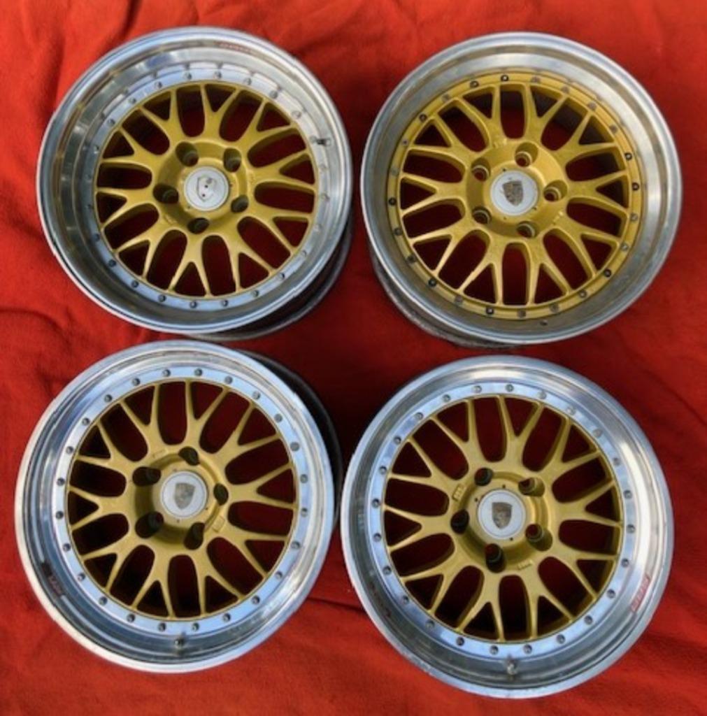 PORSCHE 18 INCH 3-DELIGE BBS MAGNESIUM VELGEN, Auto-onderdelen, Banden en Velgen, 18 inch, Gebruikt, Velg(en), Ophalen of Verzenden