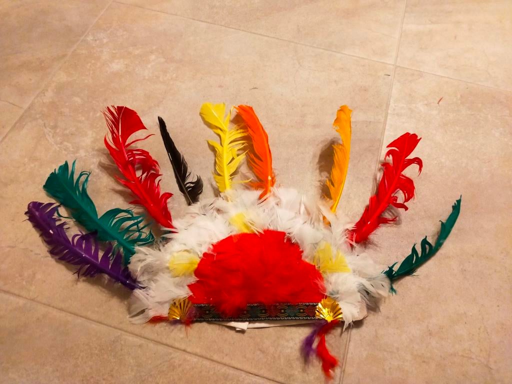 Indianentooi INDIAAN TOOI COWBOY CARNAVAL PAK KOSTUUM, Ophalen of Verzenden, Zo goed als nieuw, 110 t/m 116, Jongen