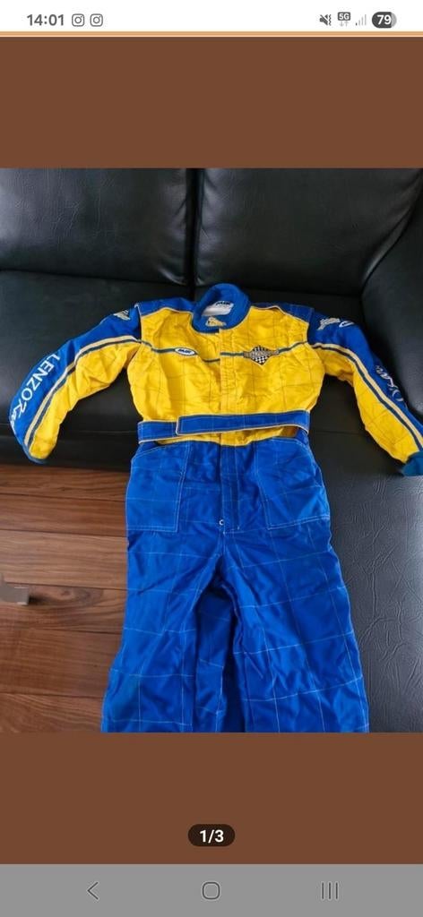 Kart overall maat 56, Sport en Fitness, Karting, Ophalen of Verzenden, Gebruikt, Kart