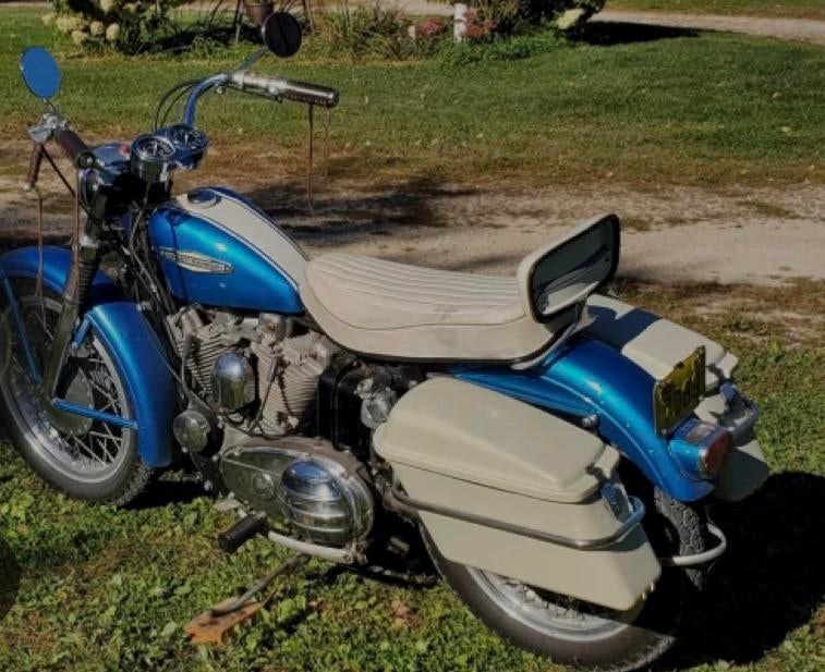 Harley Davidson KH XLH XLCH 1973 ZADEL, Ophalen of Verzenden, Gebruikt
