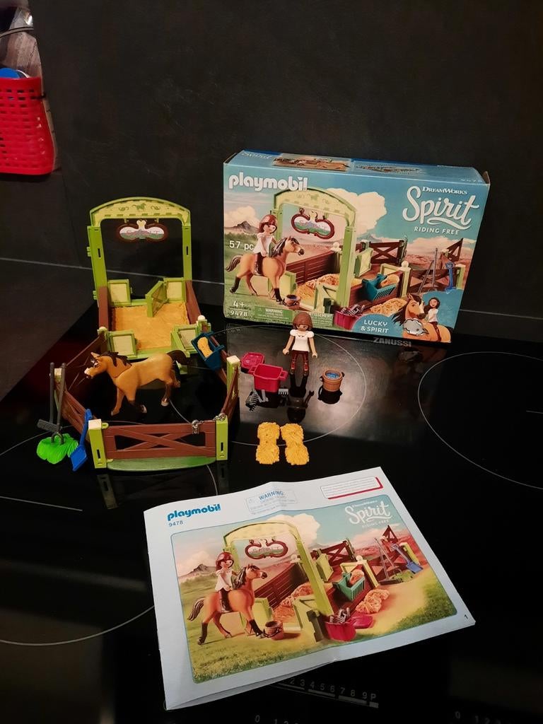 Playmobil Spirit Lucky & Spirit 9478 Compleet met Doos, Ophalen of Verzenden, Zo goed als nieuw, Complete set