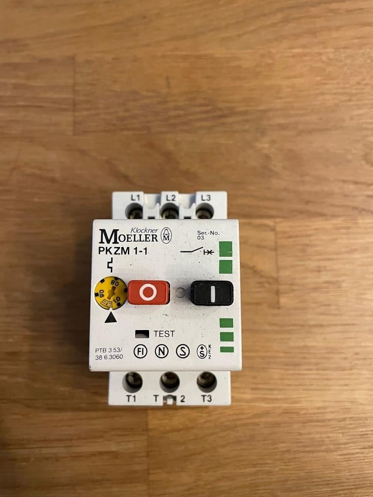 Klockner Moeller PKZM1-1 stroomonderbreker, Ophalen of Verzenden, Gebruikt