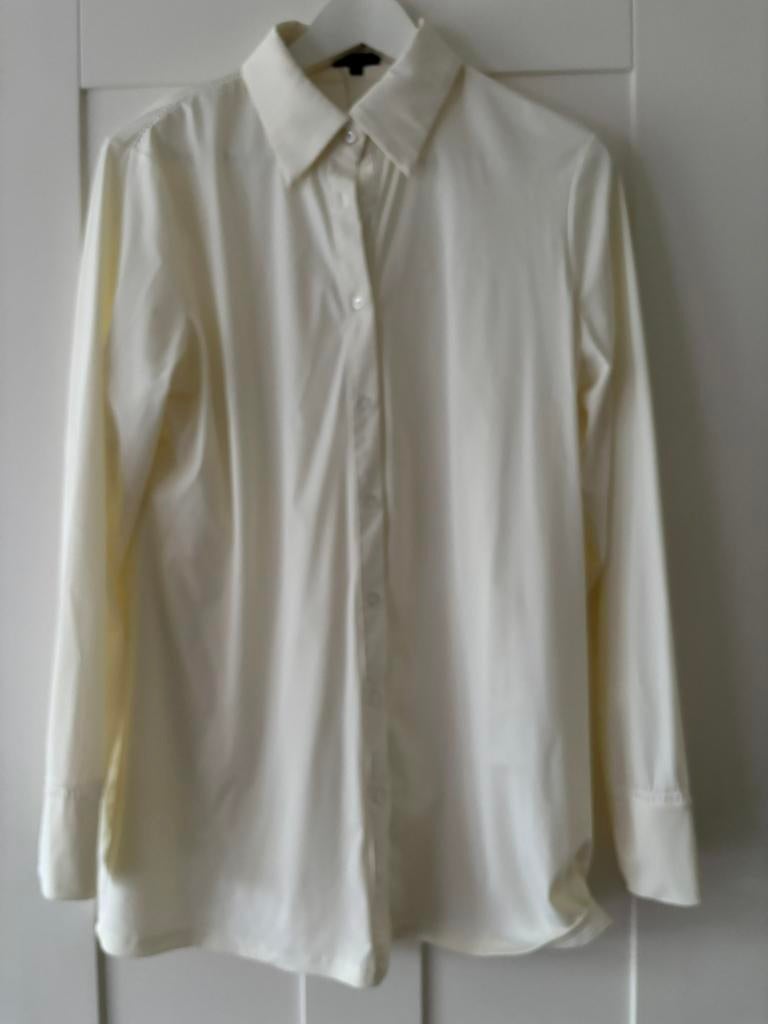 Zgan blouse ecru G-maxx travelstof 42, Ophalen of Verzenden, Zo goed als nieuw, Maat 42/44 (L), Overige kleuren