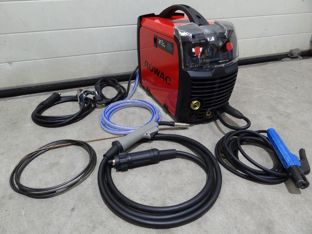 NIEUW Mig/Mag laspparaat Rowac Mig 200p DUBBEL PULSE! 230V, Ophalen of Verzenden, Nieuw, 150 tot 250 ampère, Co2