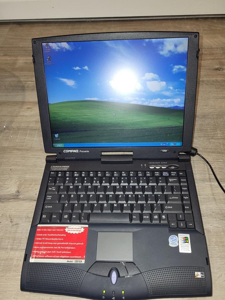 Compaq Presario 1200 Vintage Laptop - Goede Staat!, Computers en Software, Vintage Computers, Ophalen of Verzenden