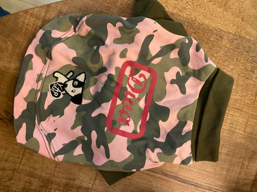 Honden shirt Diva rose met groen voor kleine hond of puppy, Dieren en Toebehoren, Ophalen of Verzenden, Zo goed als nieuw