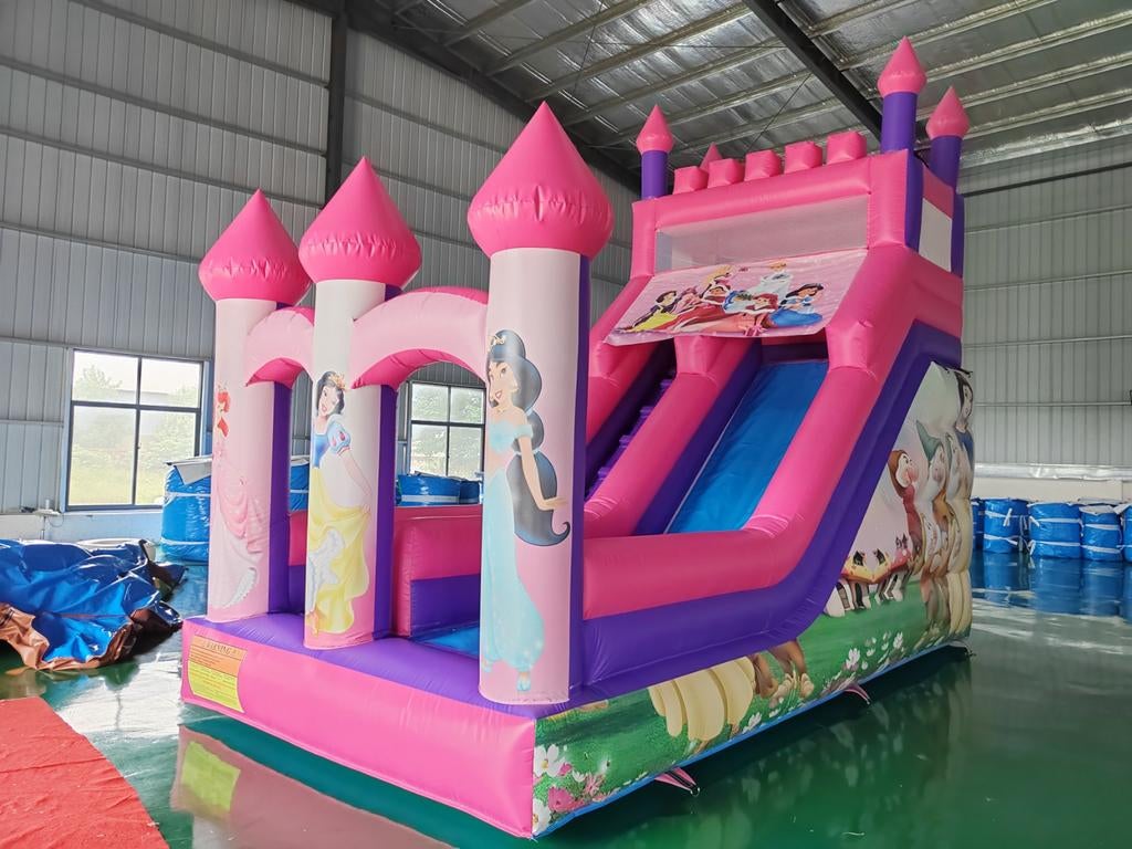 Prinsessen Springkasteel met Glijbaan te Huur, Ophalen, Nieuw, Overige