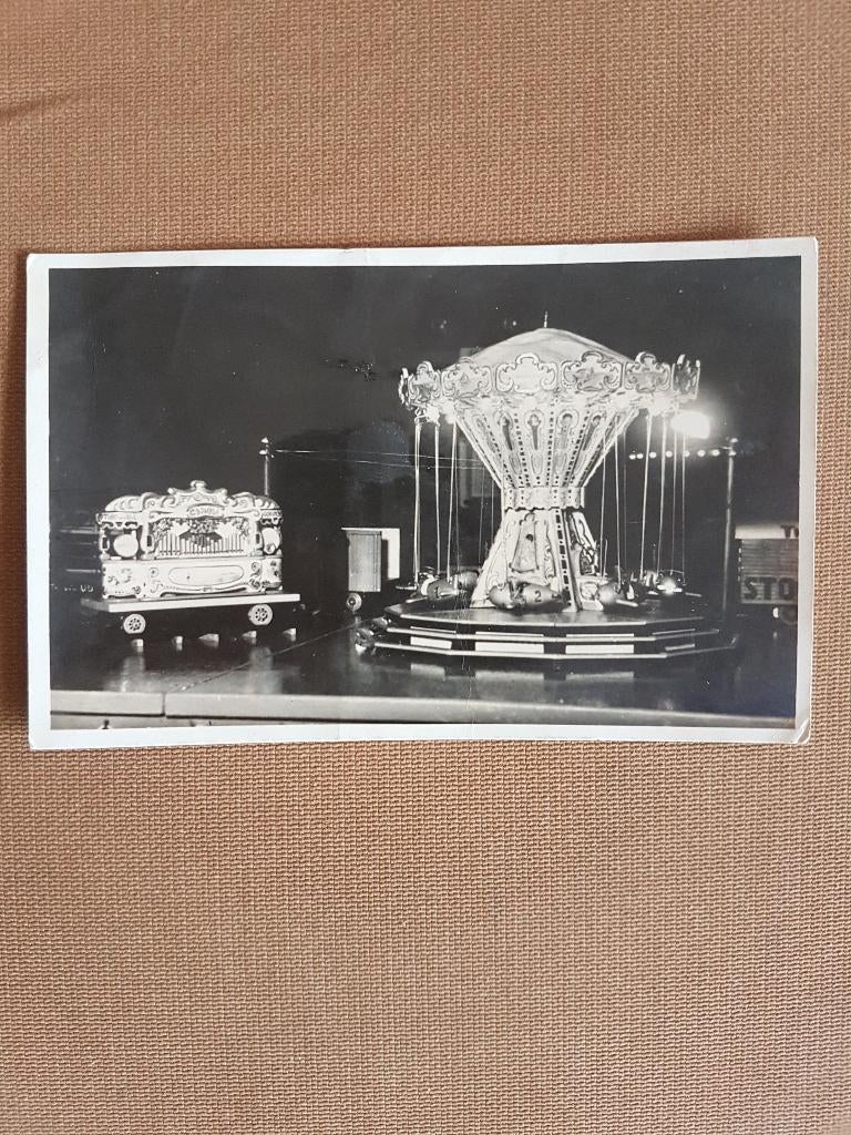 Kermis/ themakaart Zweefmolen miniatuurkermis de hr. Den Uyl, Ophalen of Verzenden, Gebruikt