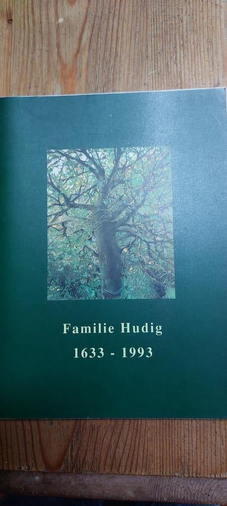 Familie Hudig 1633-1993, Ophalen of Verzenden