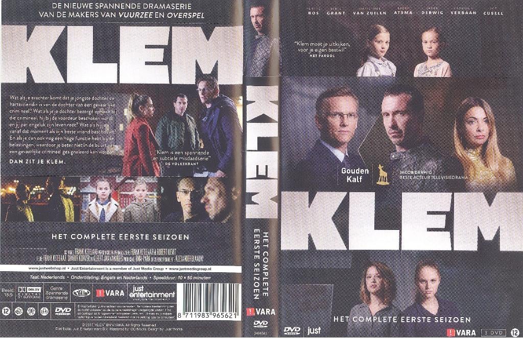 KLEM Seizoen 1, 2 & 3 ( 9 dvd's ), Boxset, Drama, Ophalen of Verzenden, Zo goed als nieuw