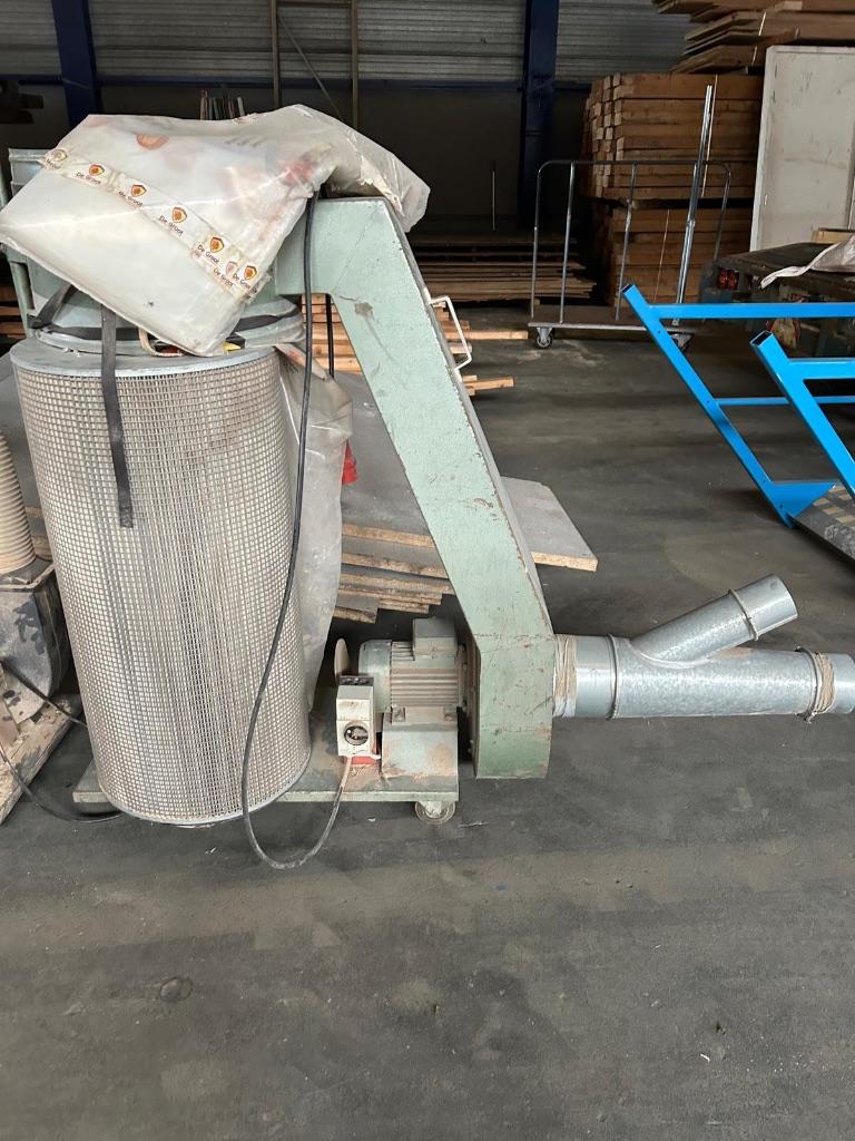 Mobiel MOT afzuiging, Ophalen, Gebruikt