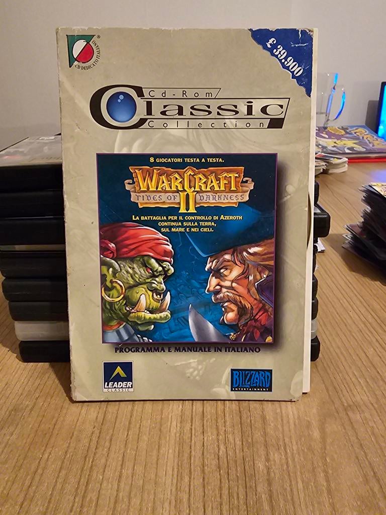 Warcraft 2 Vintage PC Game - Italiaanse Versie, Spelcomputers en Games, Games | Pc, Gebruikt, 2 spelers, Ophalen of Verzenden