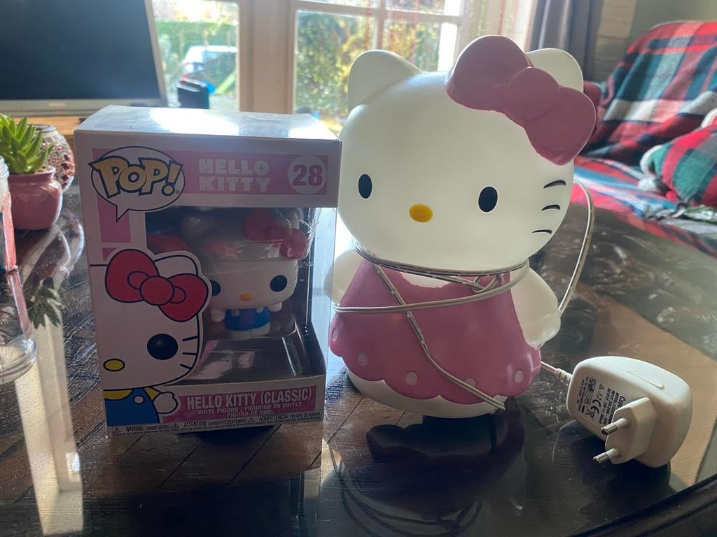 Hello Kitty Lamp en Pop (Originele Verpakking), Ophalen of Verzenden, Zo goed als nieuw