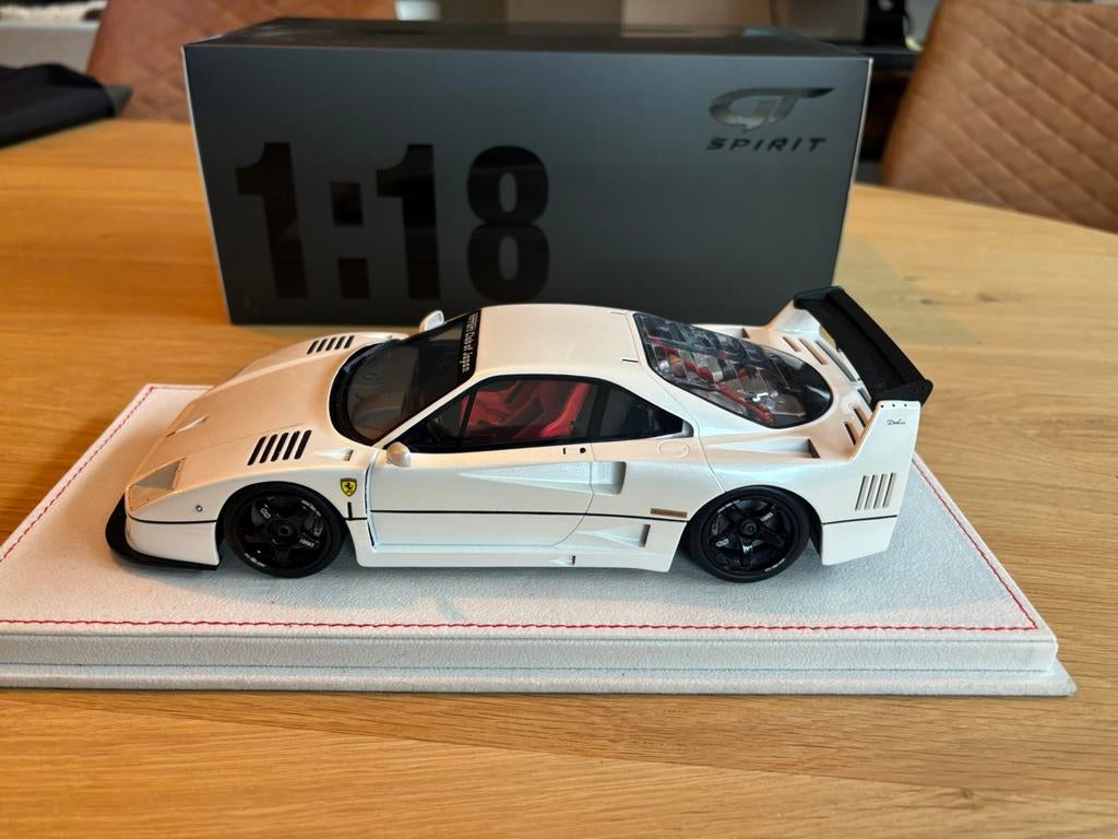 Ferrari F40 LBWK 1/18, Ophalen of Verzenden, Zo goed als nieuw, Overige merken