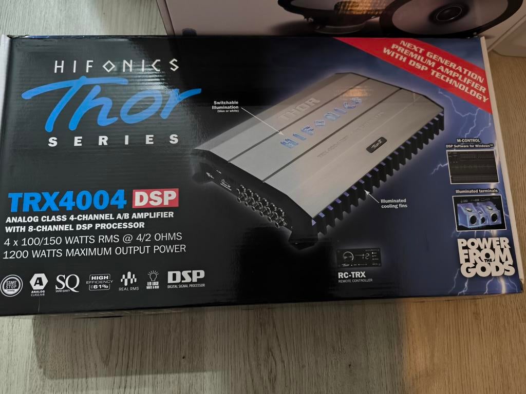 Hifonics Thor TRX4004 DSP versterker, Ophalen of Verzenden