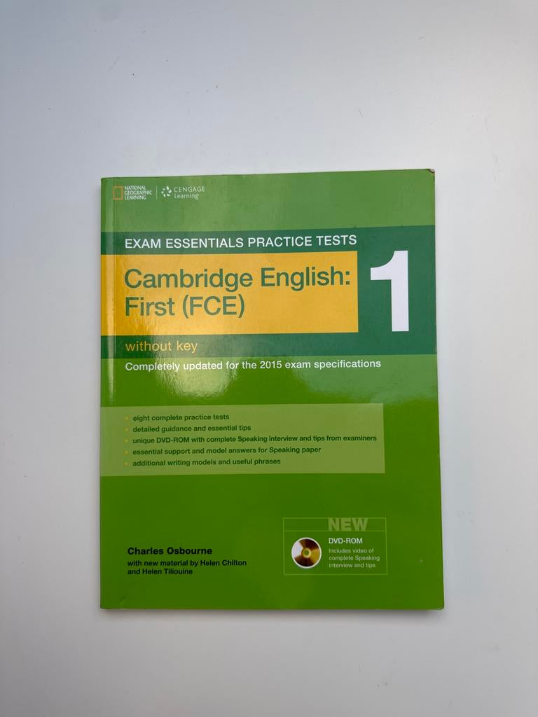 Cambridge English FCE Practice Testbook, Ophalen of Verzenden, Gelezen, MBO, National Geographic Learning