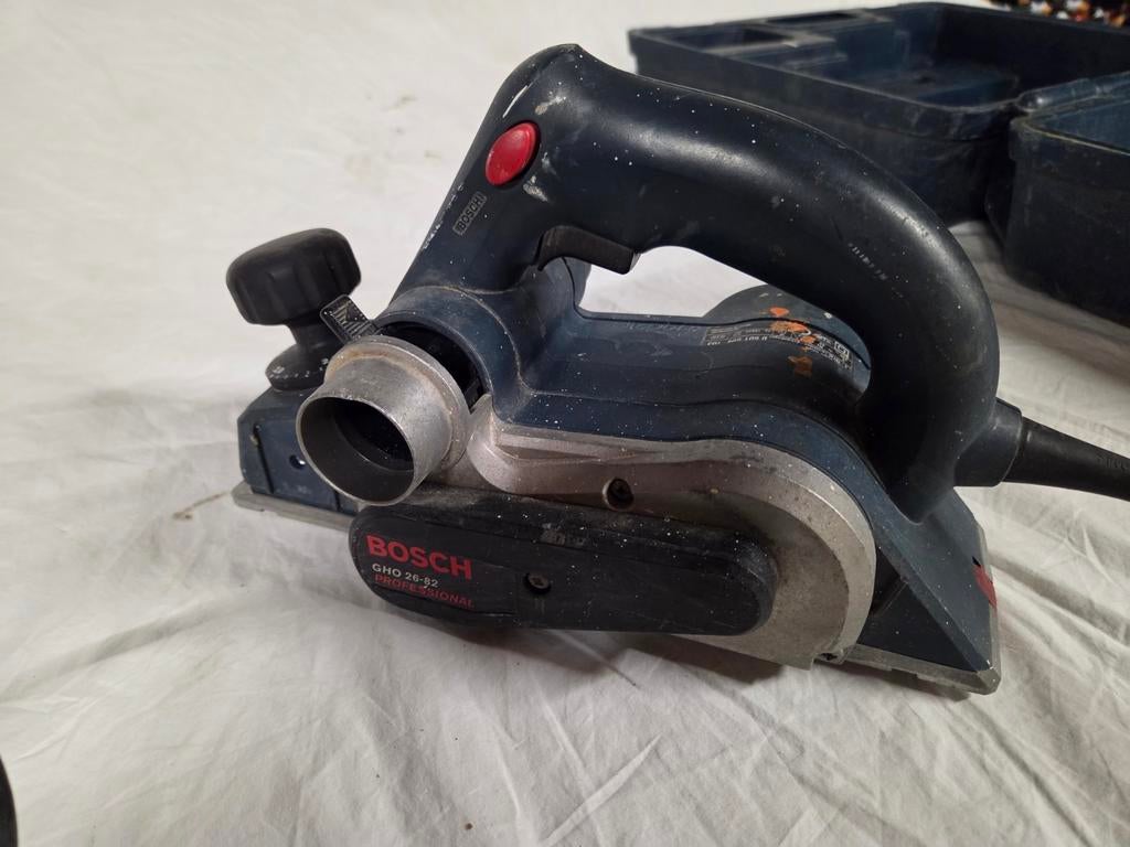 Bosch blauw schaafmachine GHO2682, Doe-het-zelf en Verbouw, Schaafmachines, Ophalen of Verzenden, Gebruikt