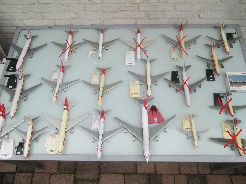 Martinair MD10 /11 - 767-300ER - 747-200 / Airbus A310 /A320, Ophalen of Verzenden, Gebruikt, Schaalmodel