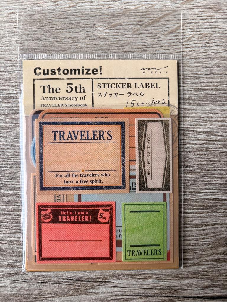 Midori stickers 5th anniversary, Ophalen of Verzenden, Nieuw, Versiering of Embellishment