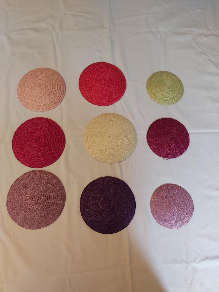 Nieuwe stro kapjes (C) Vele kleuren maten Hoeden Fascinators, Ophalen of Verzenden, Nieuw