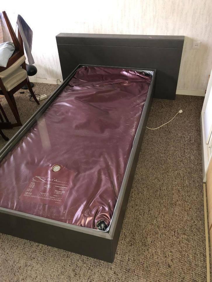Waterbed Aqua Linia 90x200 incl. verwarming en ombouw., Ophalen, Solo-systeem, Gebruikt, 90 cm