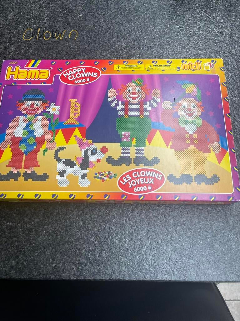 Hama Strijkkralen Clowns 6000, Hobby en Vrije tijd, Knutselen, Ophalen, Nieuw, Knutselwerk