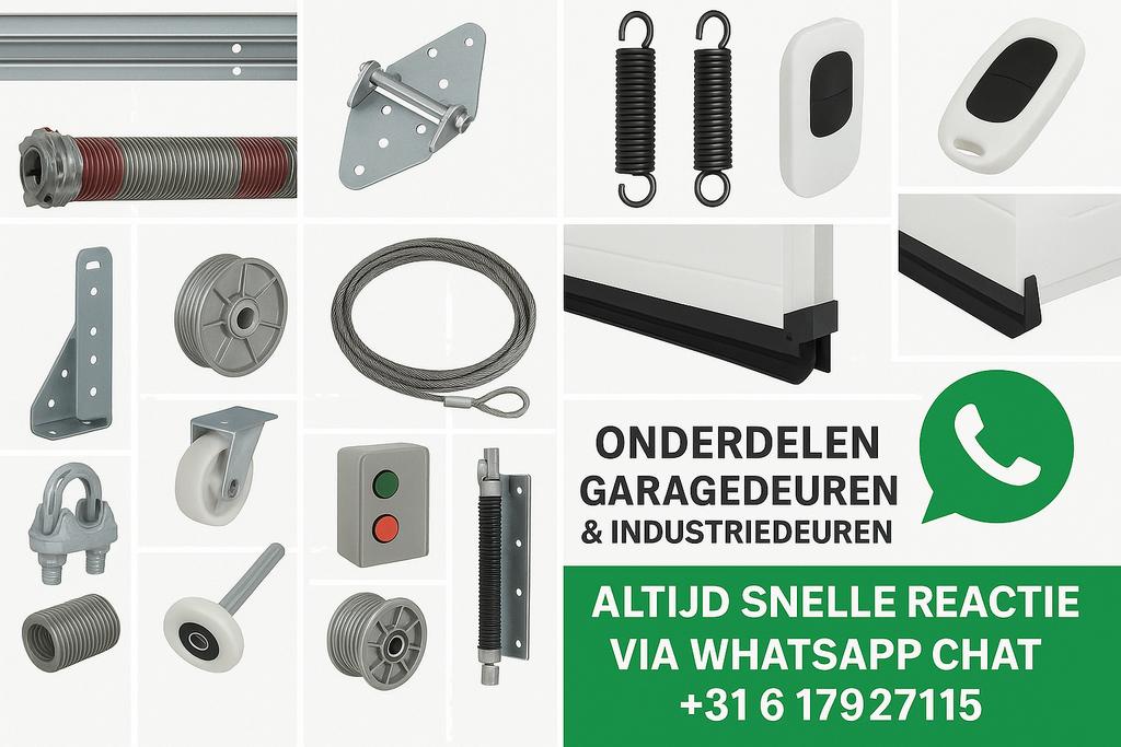 Veer, veren, torsieveer, garagedeur of industriedeur kapot?, 120 cm of meer, Nieuw, Ophalen of Verzenden, Buitendeur