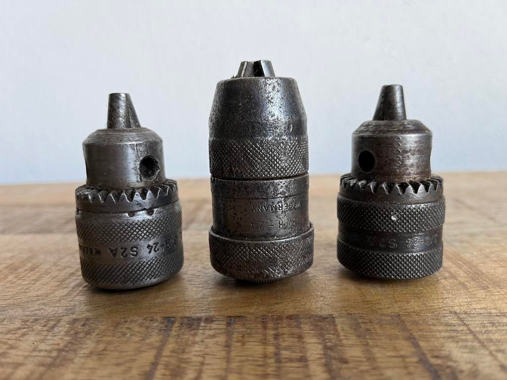 3 boorkoppen boormachine, Ophalen of Verzenden, Zo goed als nieuw, Boormachine