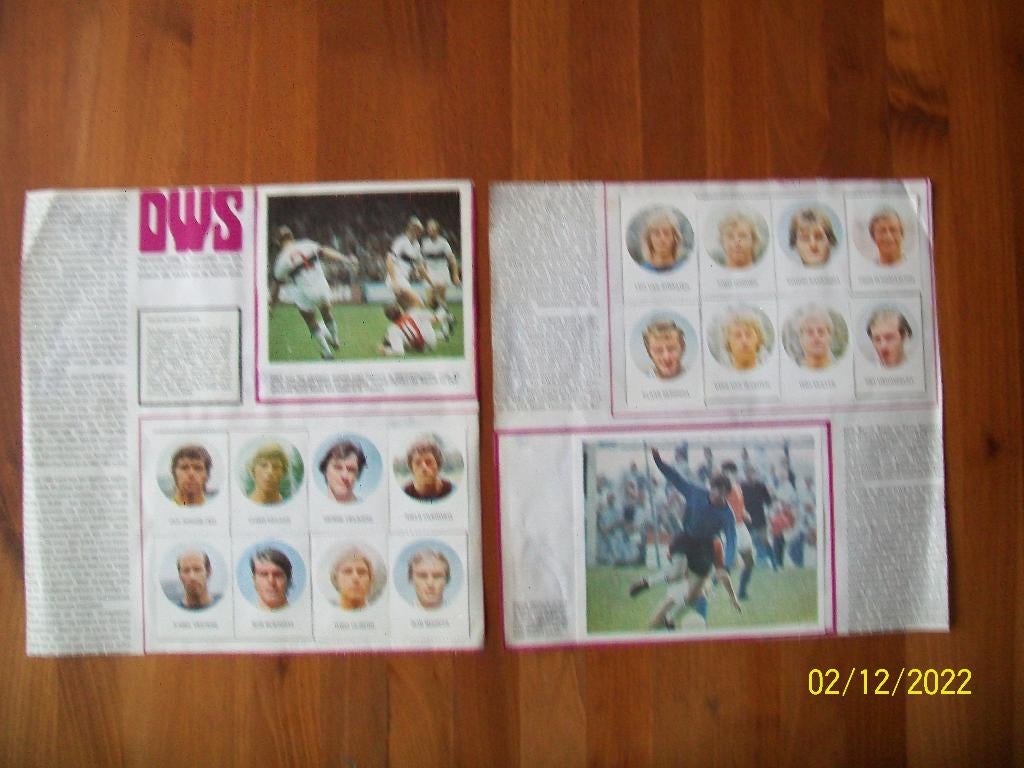 DWS plaatjes ( 1-0 Plakalbum 1971 - 1972), Verzenden, Gebruikt, Poster, Plaatje of Sticker