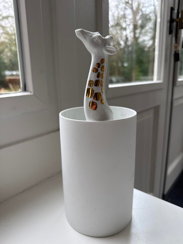 Biscuit Porseleinen Pot/Vaas Räder, Ophalen of Verzenden