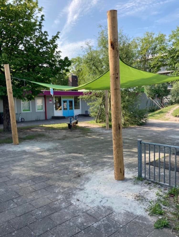 Zonnescherm | Windscherm | schaduwdoek | zonnedoek | Tarp, Ophalen, Info@rondhoutsiddeburen.nl, Nieuw, 9628 AR 16A